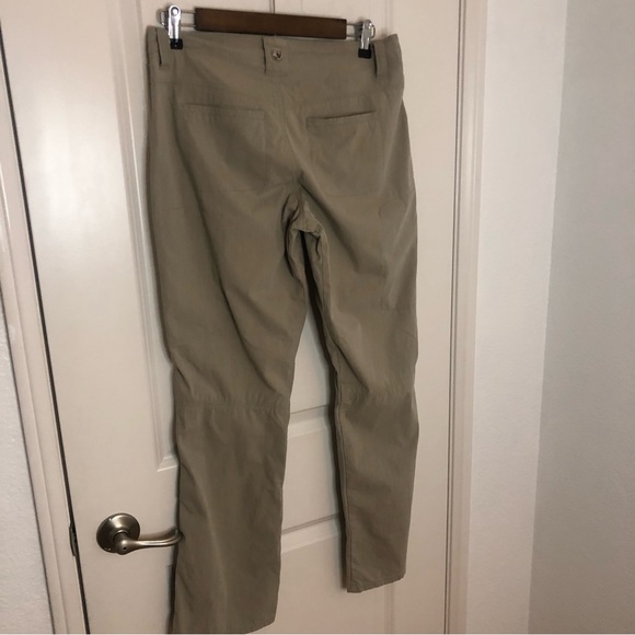 KUHL Spire Tan Roll Up Convertible Pants - wear as Capris or Long Pants Sz: 4 - Picture 10 of 15